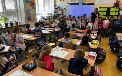 Předškoláci na návštěvě ve škole